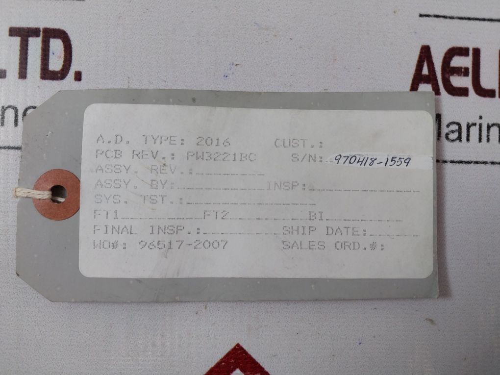 American Dynamics Ac2210A Pcb Card 3A 250V