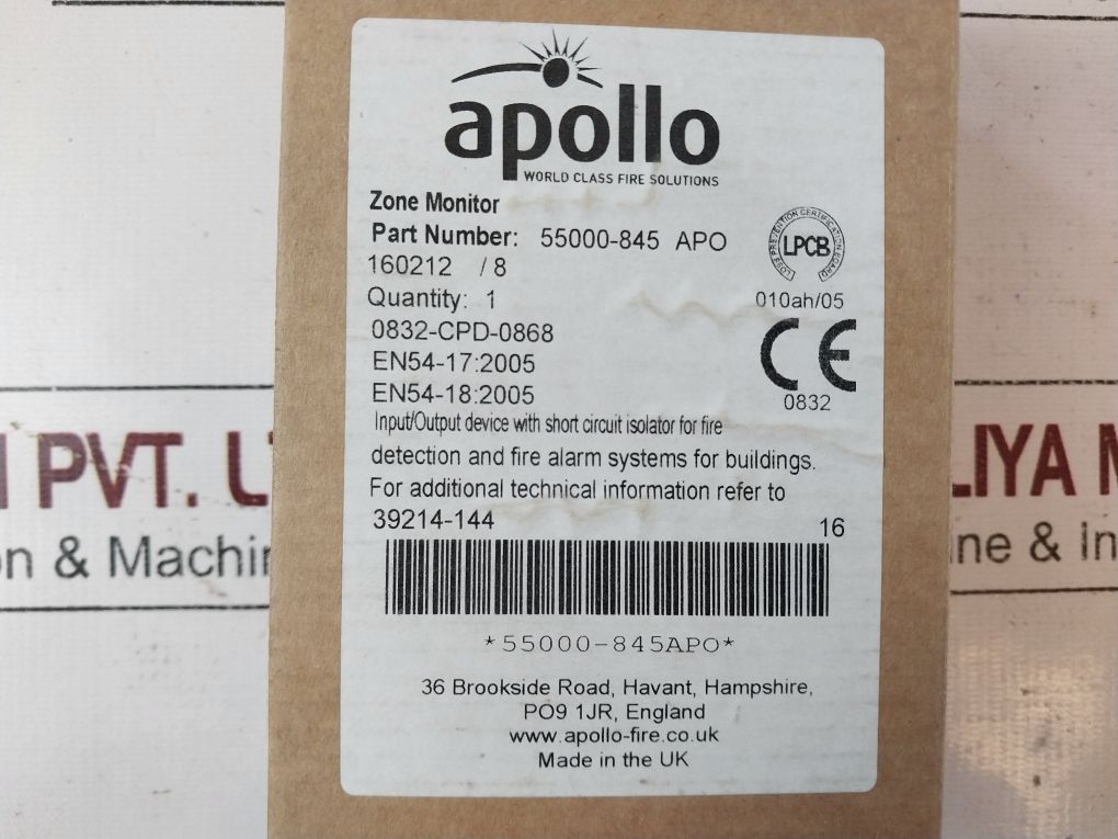Apollo Xp95 55000-845 Apo Zone Monitor With Isolator