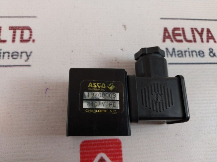 Asco 19200003 Pneumatic Valve 240v Ac