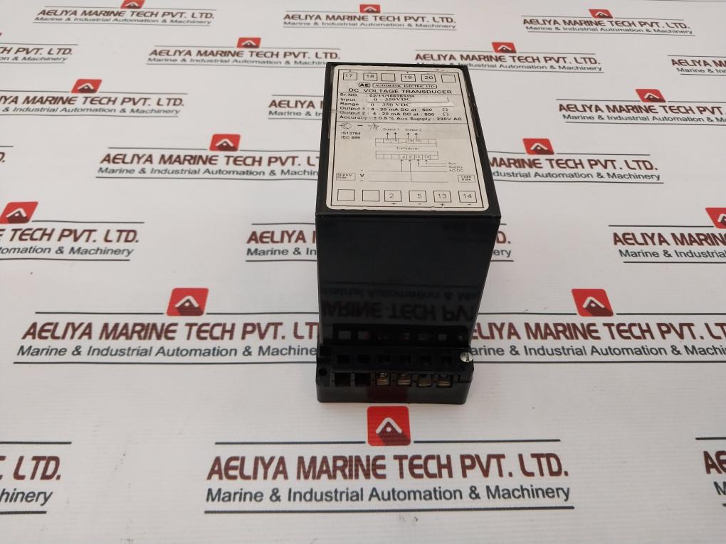 Automatic Electric 0-350 Vdc Dc Voltage Transducer