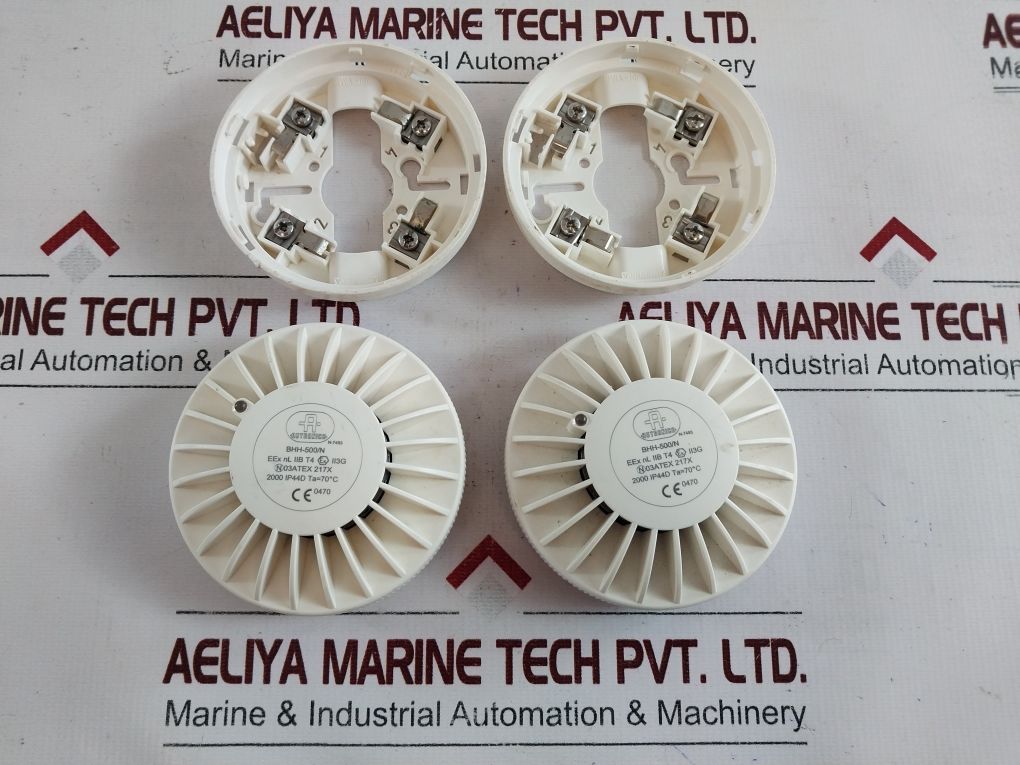 Autronica Bhh-500/N Point Smoke Detector Ta= 70°C 03Atex217X 2000 Ip44D Nl Eex