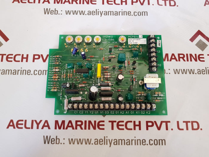 Shinko c37f26879 circuit board mcp614-1 e3-1584