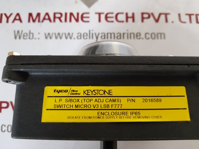 Tyco 2016589 keystone low profile switch box
