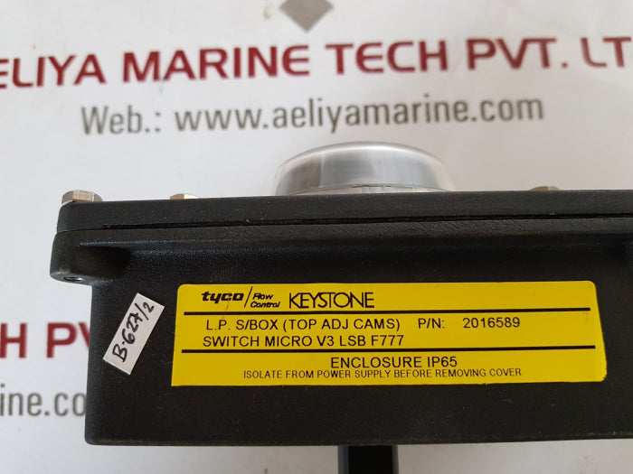 Tyco 2016589 keystone low profile switch box