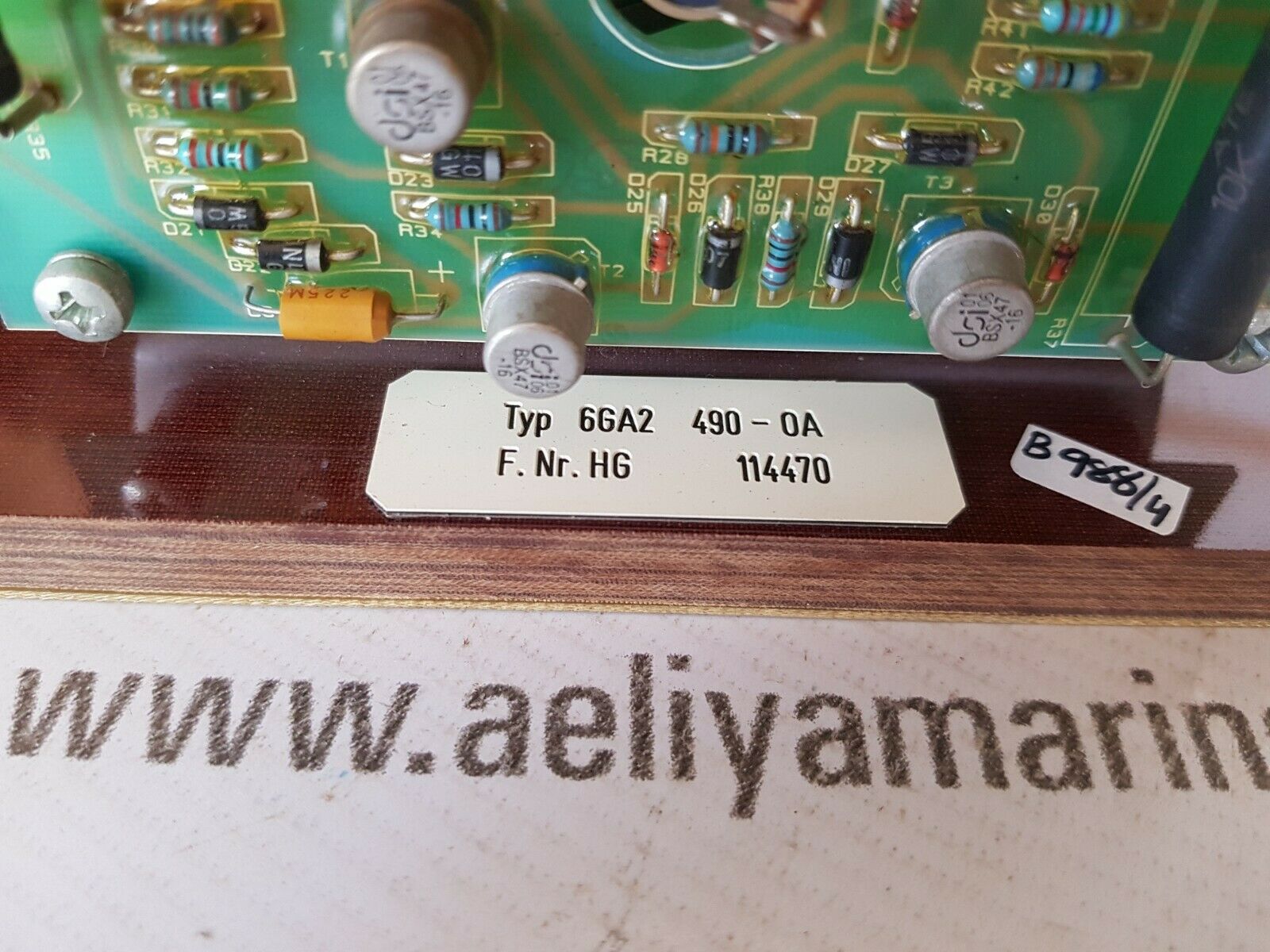 Siemens 6Ga2 490-0A Automatic Voltage Regulator 114470