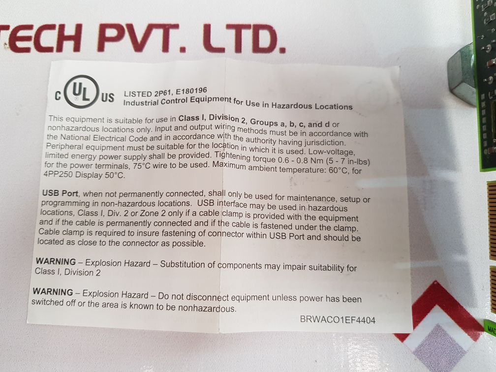 B&R 3If672.9 Communication Card Rev. C0 Type 4 28110171697