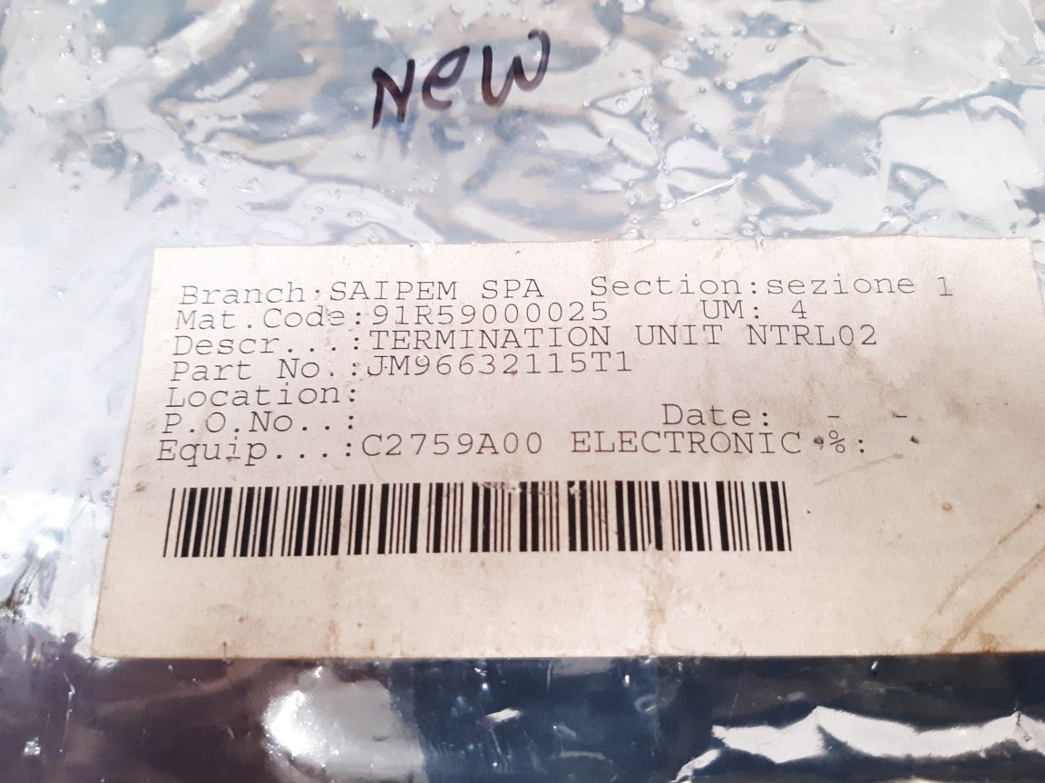 Bailey Ntrl02A Fiber Optic Remote I/O Termination Unit Jm96632115T1