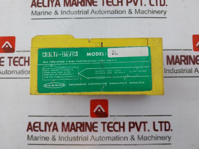 Banner 2L Multi-beam 2 Wire Photoelectric Limit Switch 1W Min 100W Max