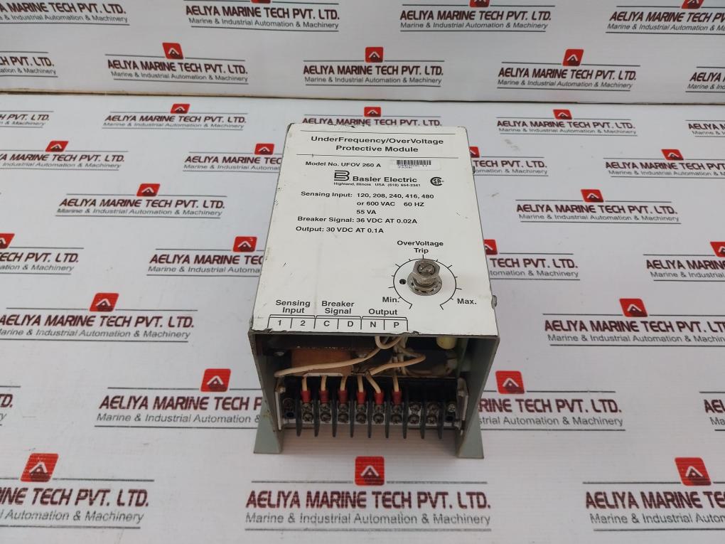 Basler Electric Ufov 260 A Overvoltage Protective Module