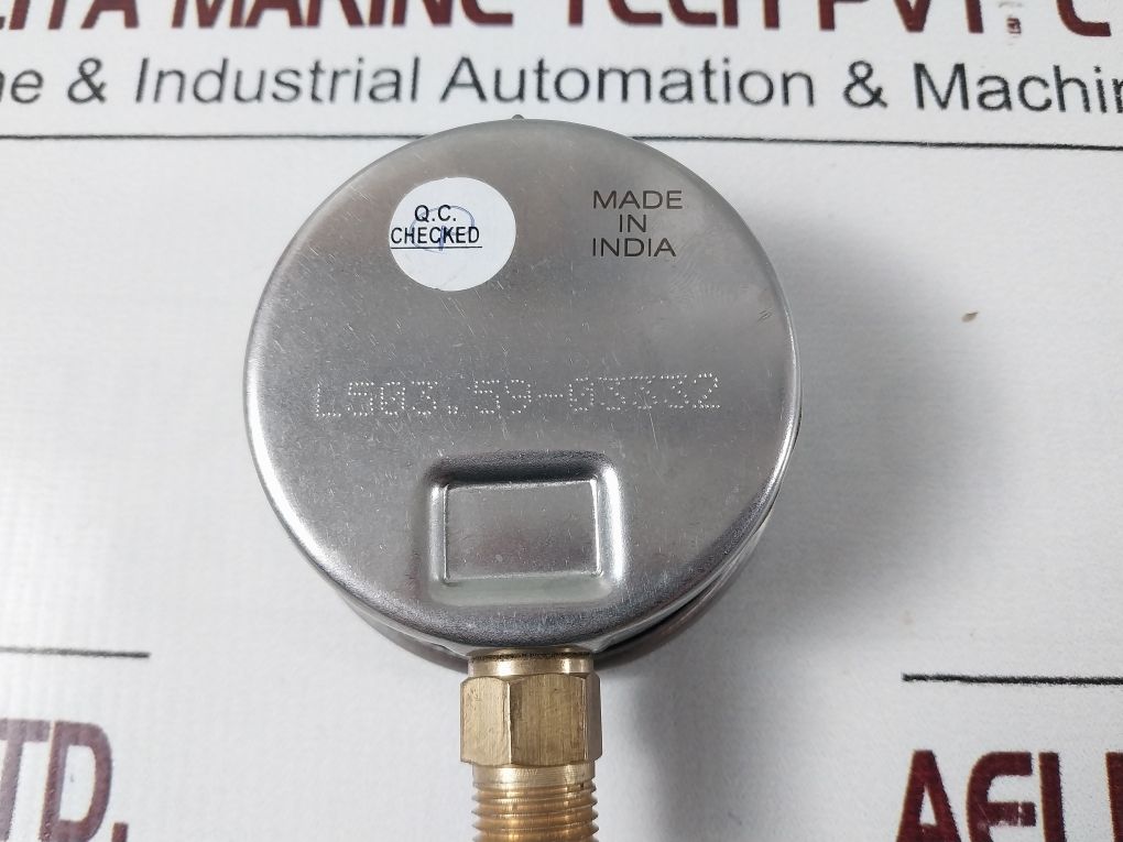 Baumer Kl. 1.6 Pressure Gauge 0 To 60 Psi , 0 To 4 Bar