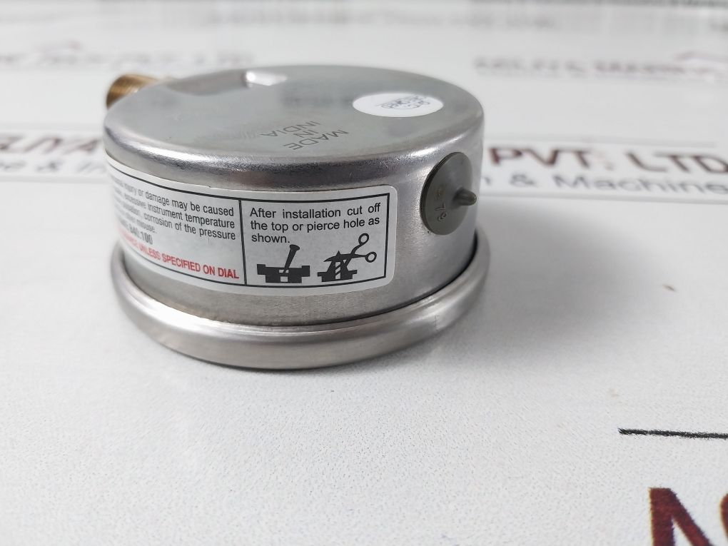 Baumer Kl. 1.6 Pressure Gauge 0 To 60 Psi , 0 To 4 Bar