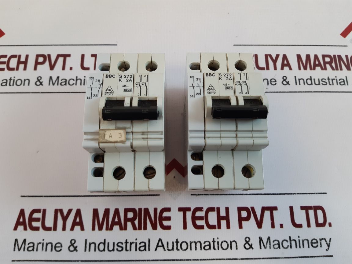 BBC S272 K 2A Circuit Breaker 25A 500V