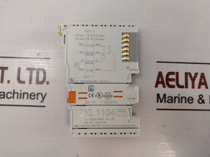 Beckhoff Kl1104 4 X Digital Input Bus Terminal