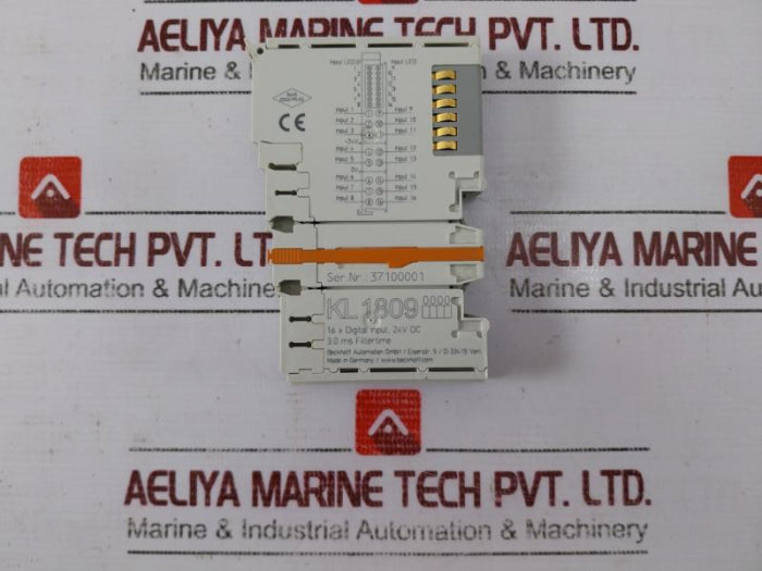 Beckhoff Kl1809 Bus Terminal 16-channel Digital Input 24Vdc 3.0 Ms