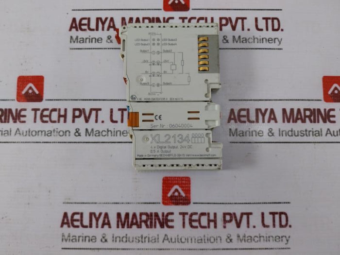 Beckhoff Kl2134 Bus Terminal 4-channel Digital Input 0.5A