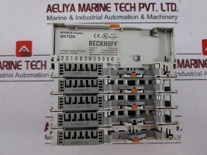 Beckoff Bk7350 Modbus Bus Coupler With Terminal Modules Kl1809 Kl2809