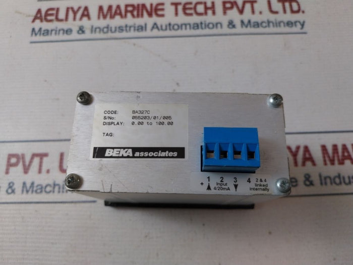 Beka Ba327C 4 1/2 Digit Indicator Its02Atex2028 4/20Ma