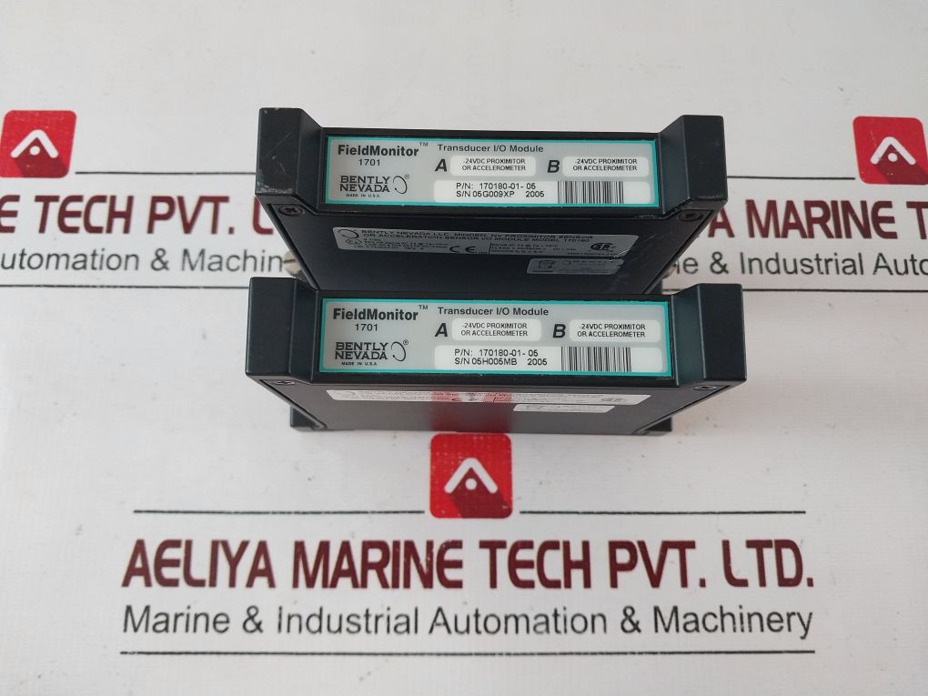 Bently Nevada 170180-01-05 Transducer I/O Module 24Vdc 143542-01 Rev A