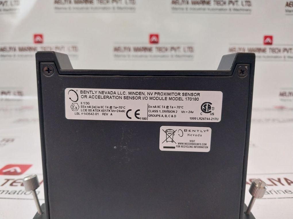 Bently Nevada 170180-01-05 Transducer I/O Module 24Vdc 143542-01 Rev A