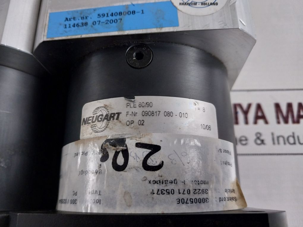 Berger Lahr Vrdm397/50Lwcoo Stepper Motor + Neugart Ple 80/60 Planetary Gearbox