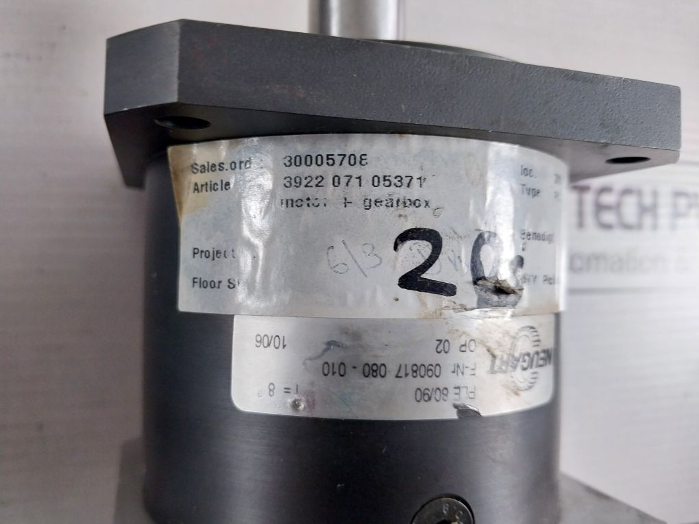 Berger Lahr Vrdm397/50Lwcoo Stepper Motor + Neugart Ple 80/60 Planetary Gearbox