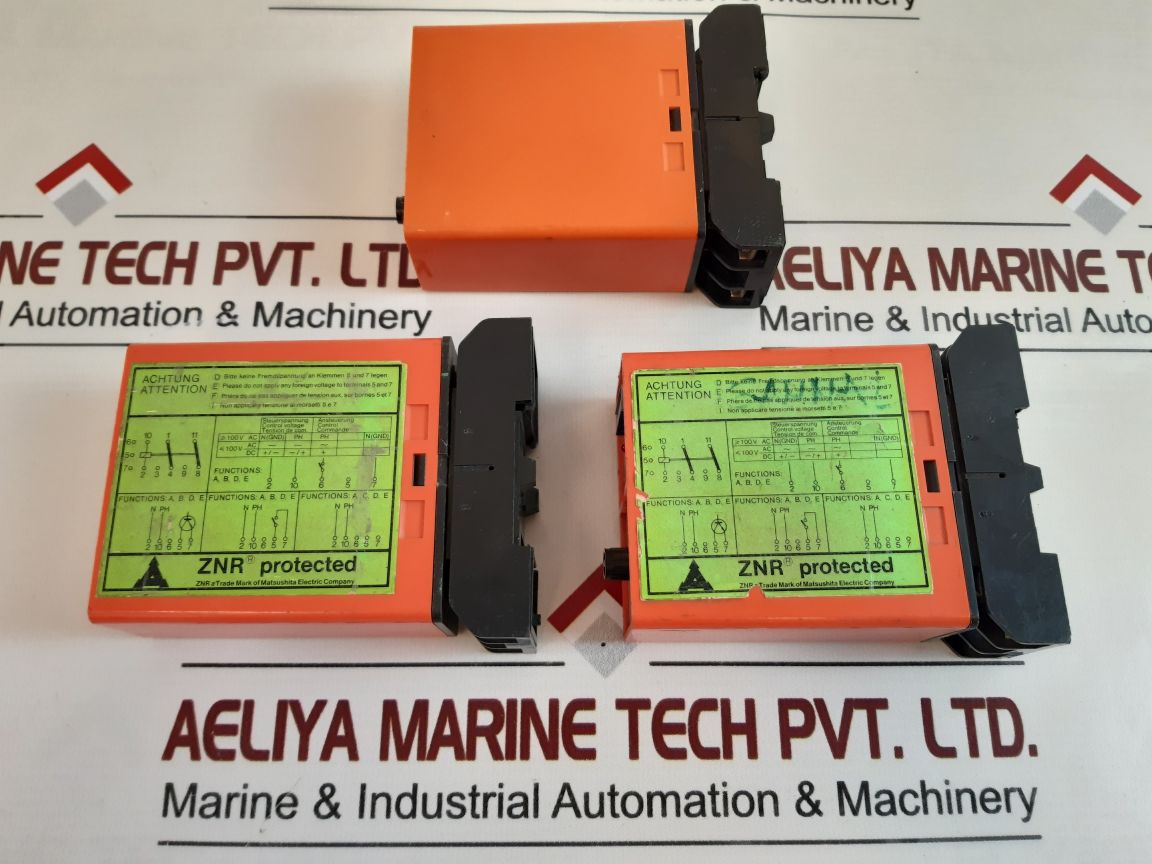 Bircher Tzmp Time Delay Relay 220V Ac 50/60Hz