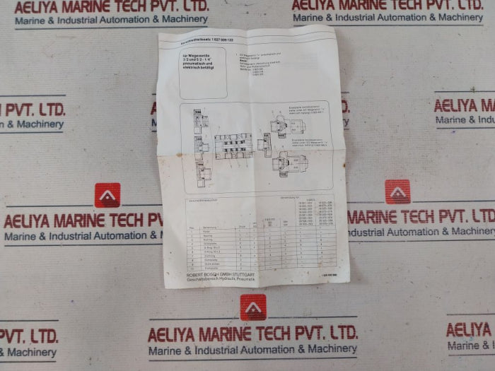 Bosch 1 827 009 122 Repair Kit For 5/3 Way Magnet Valve 637.10.63.008