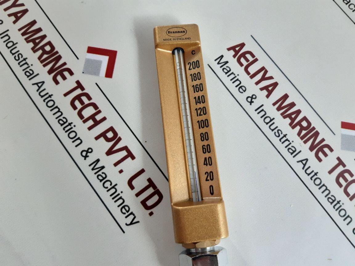 Brannan 0 To 200C Straight Thermometer