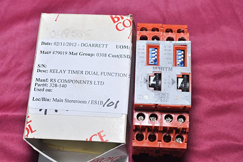 Broyce control m3rtm timer relay