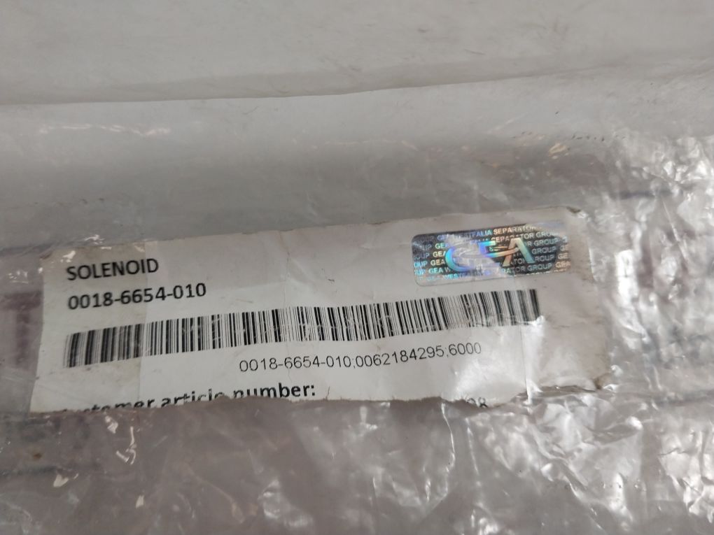 Burkert 0018-6654-010 Solenoid Magnet Coil 24V Dc 8W
