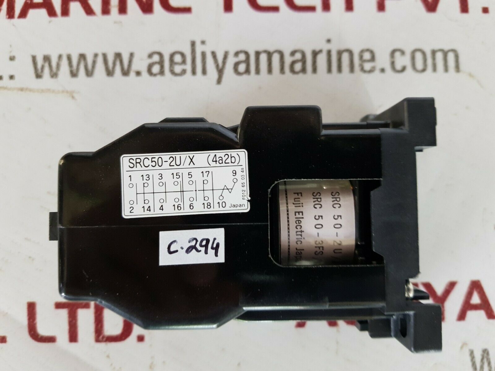 Fuji Electric Src50-2U/X (4A2B) Auxiliary Relay