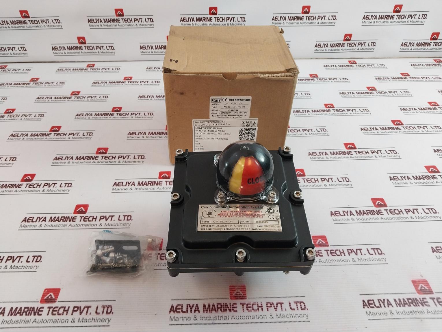 Cair Vp-flp-01 Limit Switch Box 1/2"Npt Ncb2-v3-no (2)