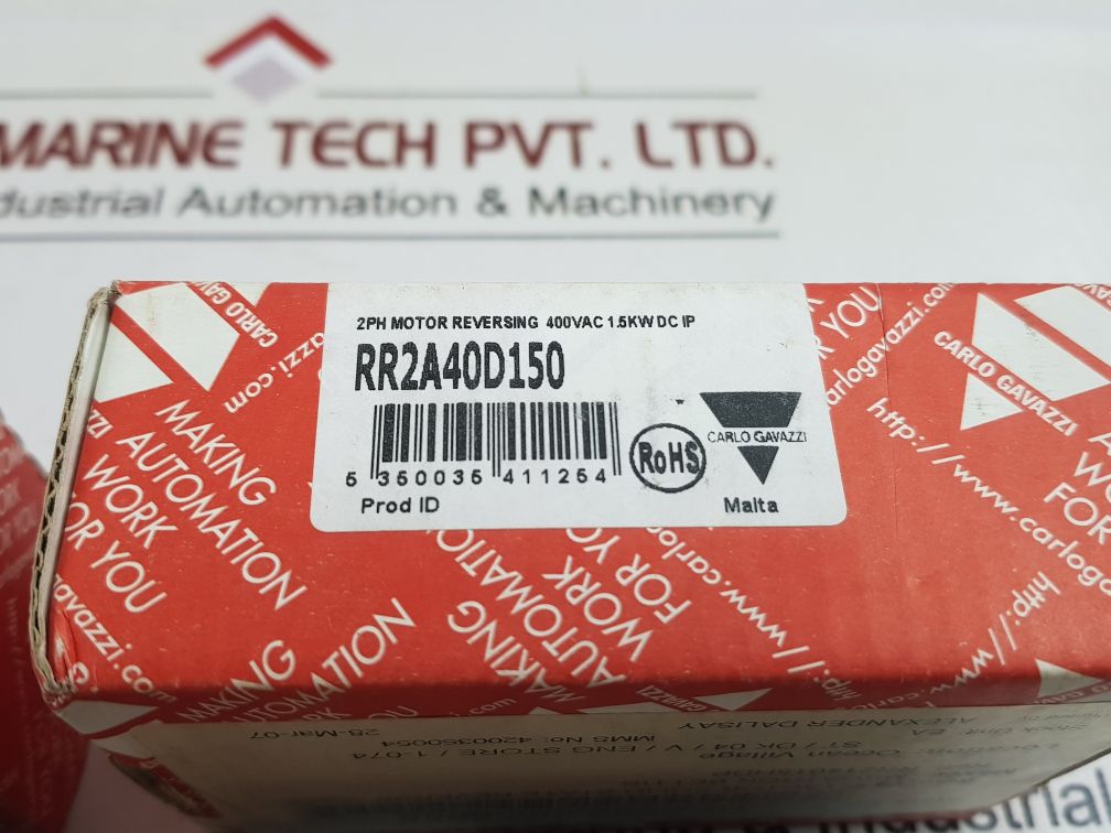 Carlo Gavazzi Rr2A40D150 Solid State Relay 400Vac 50/60Hz