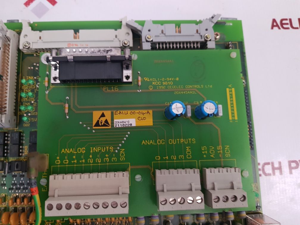 Cegelec Gds1004-4002 Sigma Customer I/O Panel 20X4454A1L