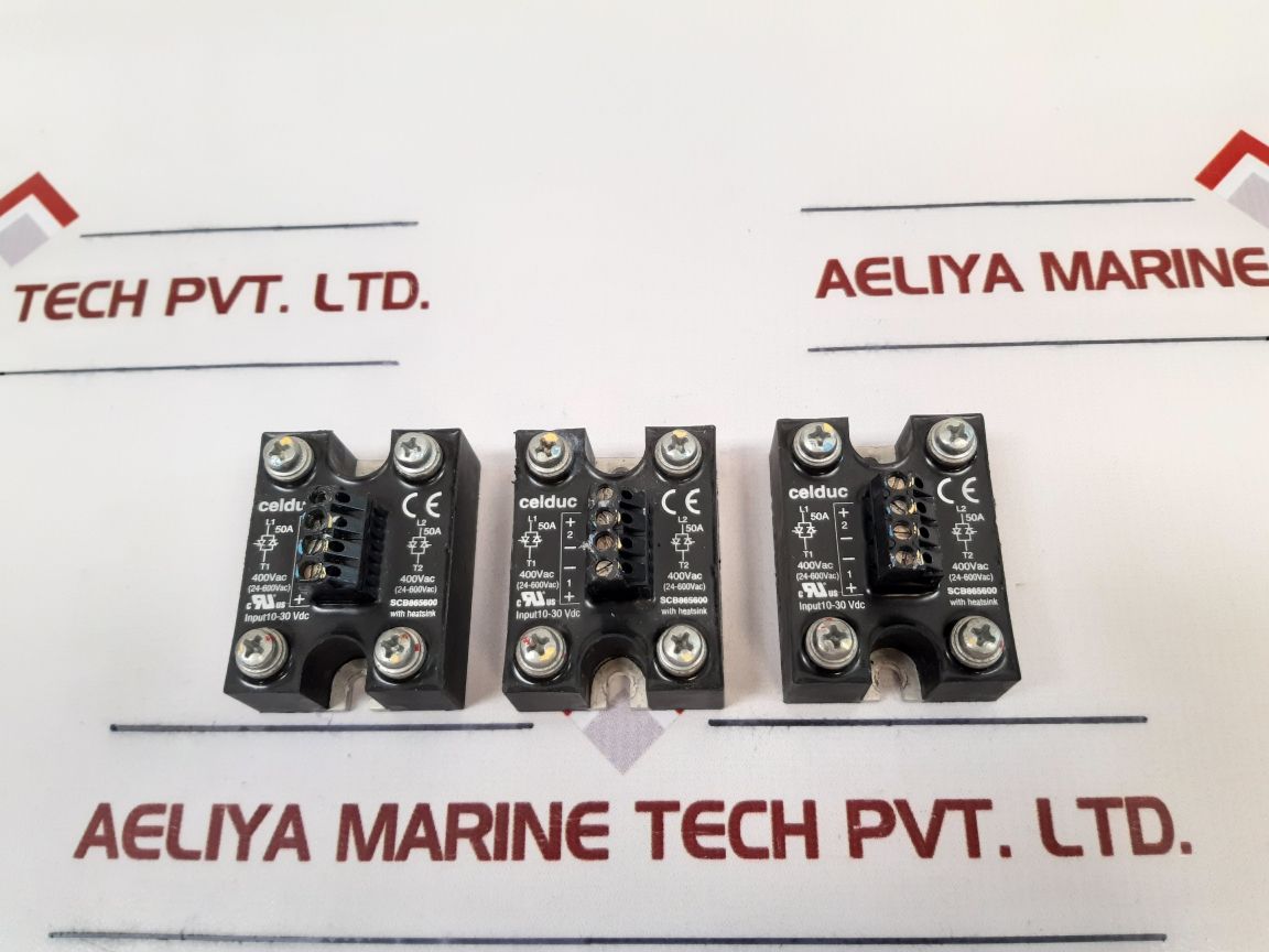 Celduc Scb865600 Solid State Relay Used