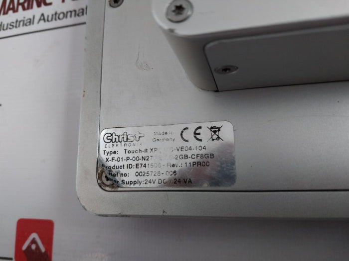Christ Elektronik Xpc100-ve04-104 Touch-it Device 24Vdc / 24Va