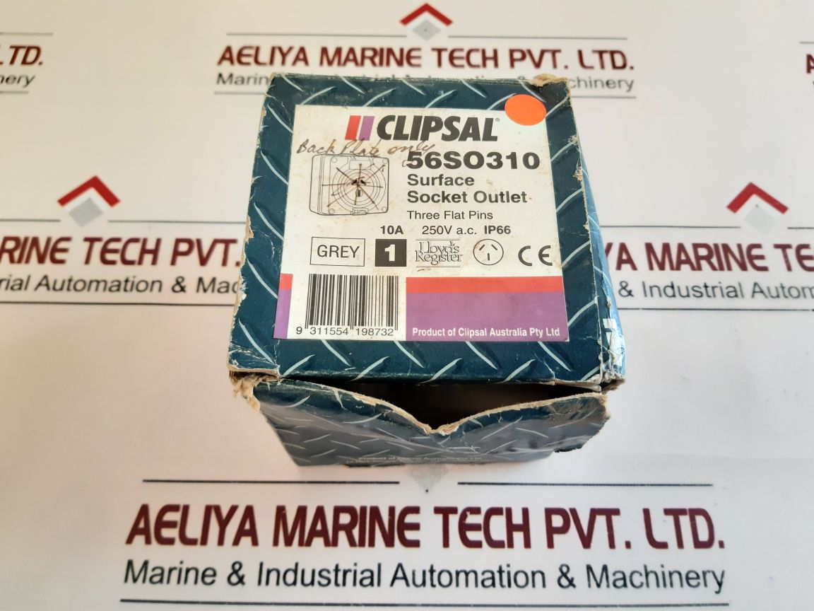 Clipsal 56So310 Surface Socket Outlet Back Plate Only