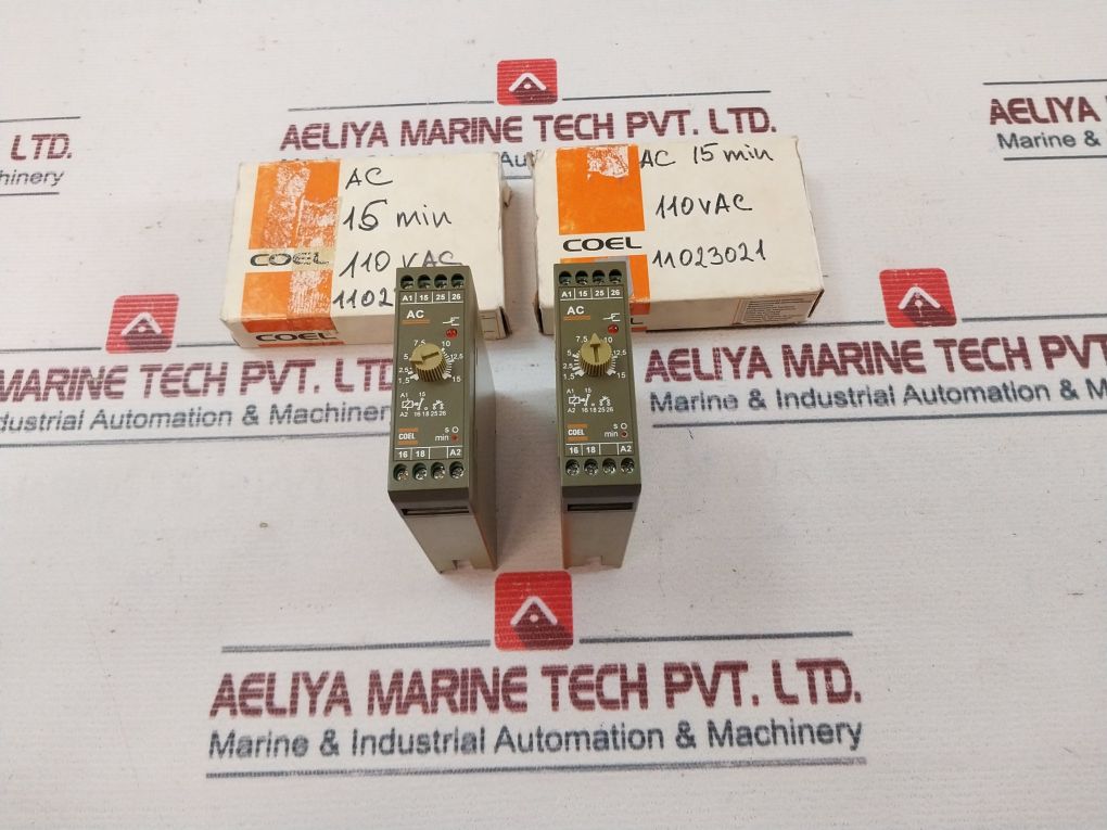 Coel AC Time Relay 110VAC 1,5-15 Min