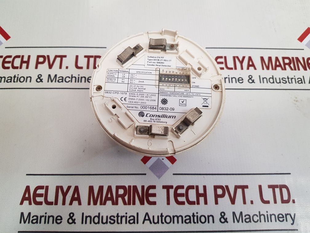 Consilium Ia130-2T Rdj-2T Smoke Heat Detector -25°C To +70°C