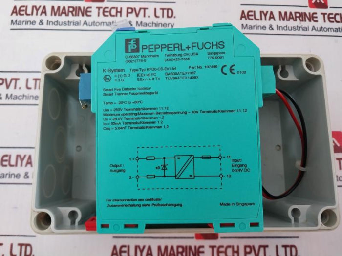 Consilium N1790 Isolator-a Intrinsically Safe Isolator 0-24Vdc