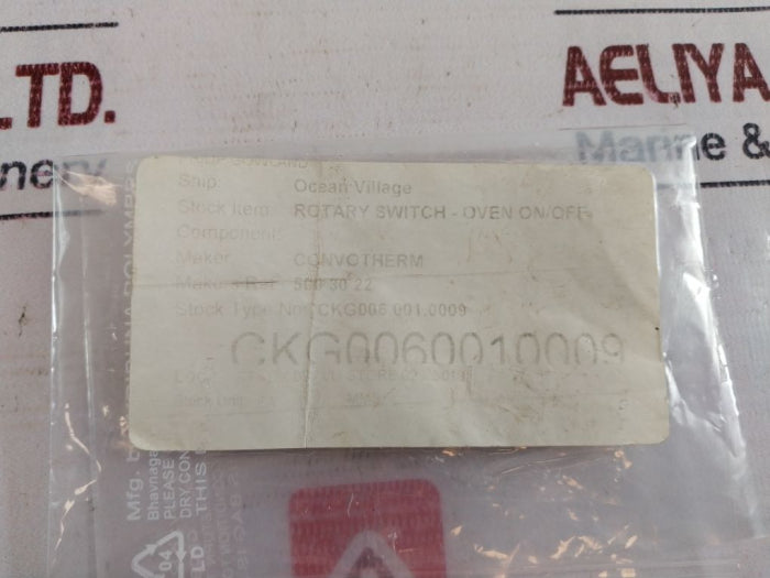 Convotherm T85 Ch Rotary Switch-oven On/Off