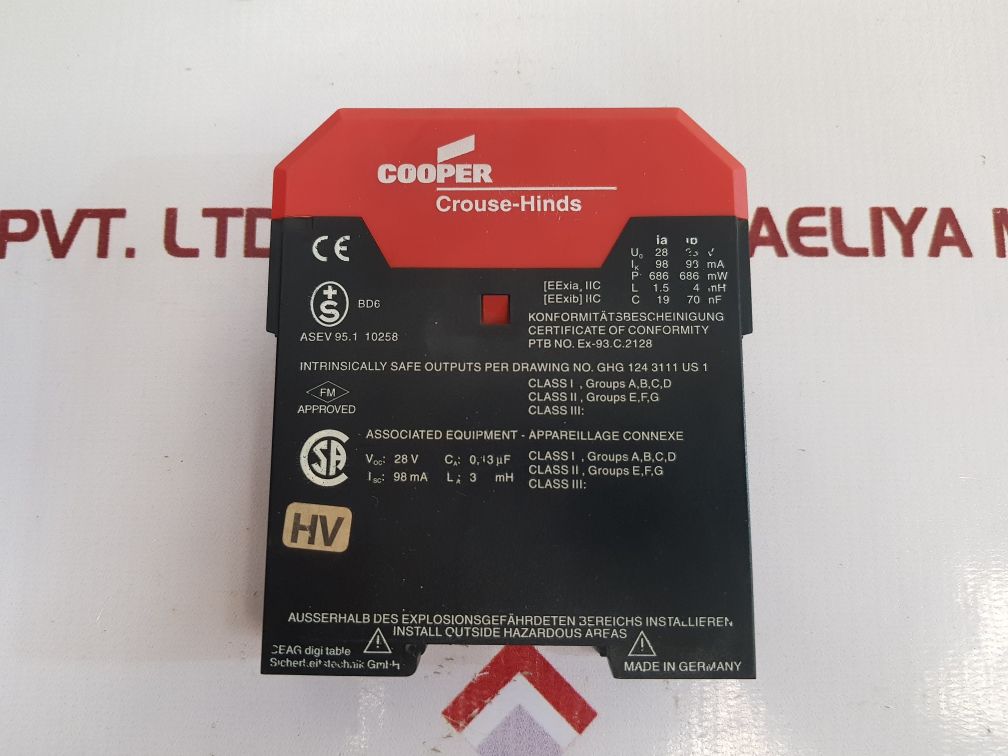 Cooper Crouse-hinds St 4.420 Transmitter Supply