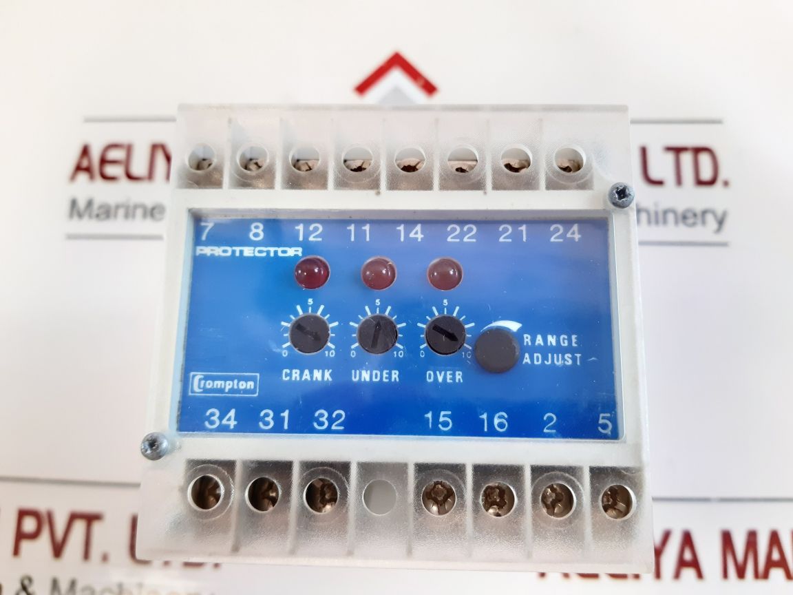 Crompton 253-ph3U Protector Trip Relay 24V Dc