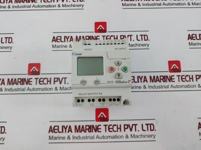 Crouzet Sa12 Millenium Ii+ Relay Output 24Vdc 8A/250Vac, 0.5 Nm, V1.2.30