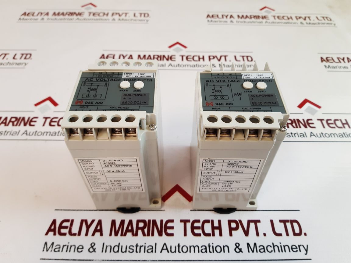 Dae Joo Dt-1V-a1Ad Ac Voltage Transducer Dc 4-20Ma Dc 24V