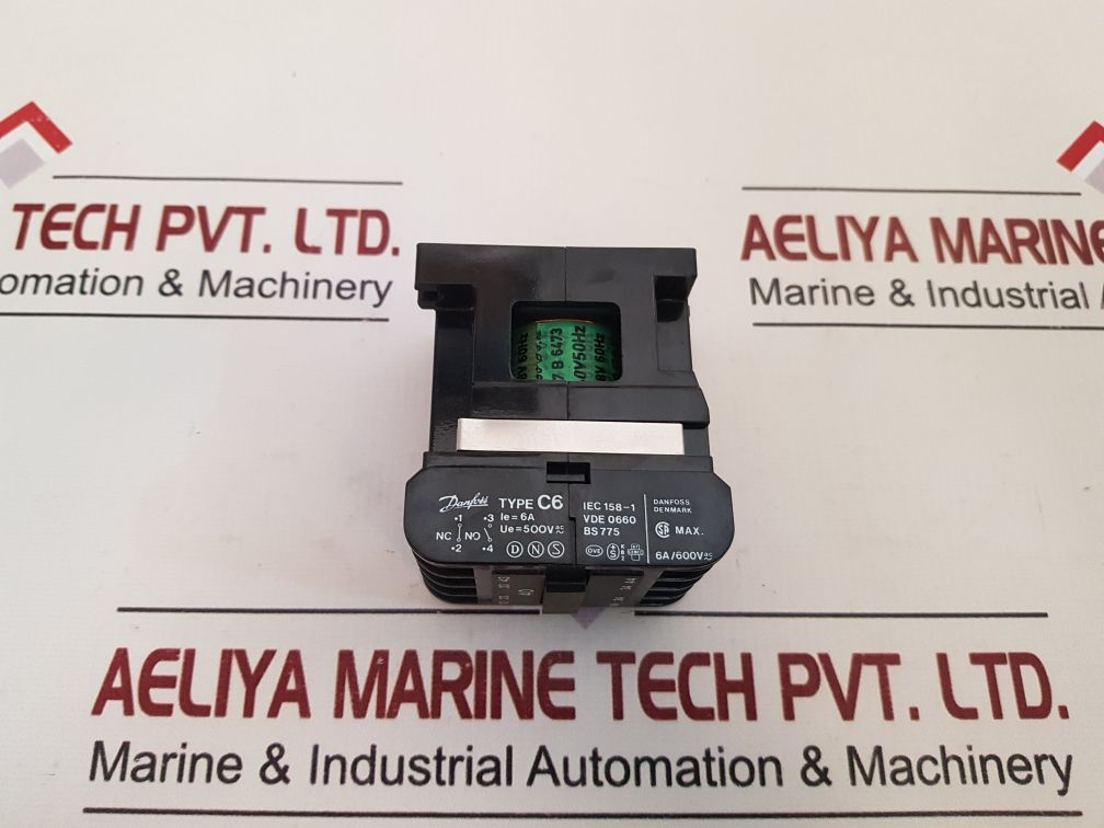 Danfoss C6 4 Pole Control Relay 6A/600VAC