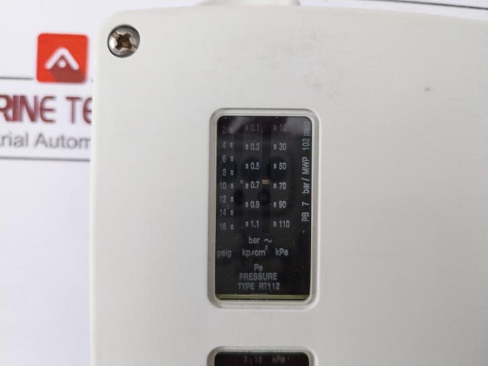 Danfoss Rt-112 Pressure Control Switch 0.1-1.1 Bar G3/8A H-2104 1-2 Psi 7-16 Kpa
