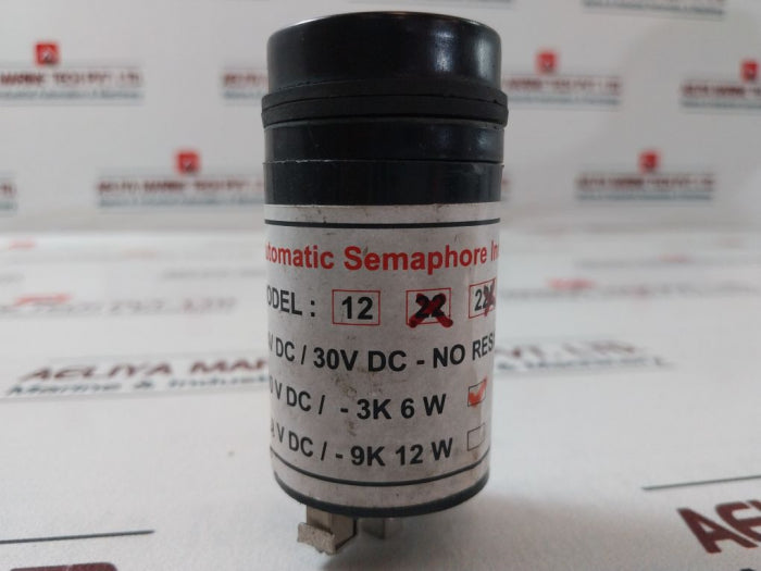 Dav Industries 12 Automatic Semaphore Indicator 24VDC/30VDC