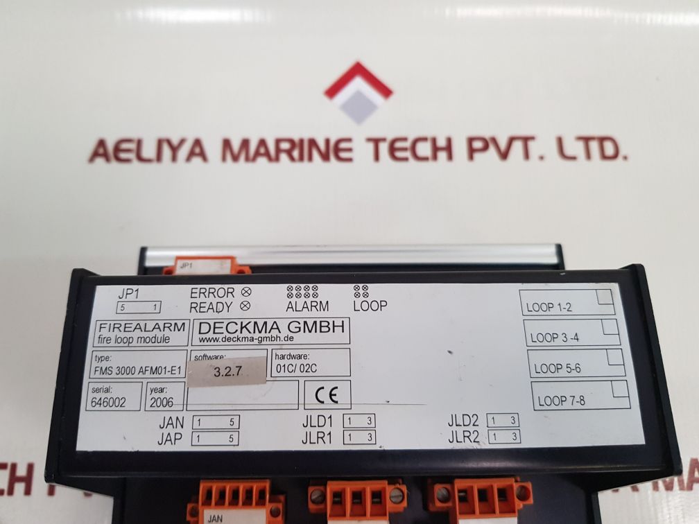 Deckma Fms 3000 Afm01-e1 Firealarm Fire Loop Module