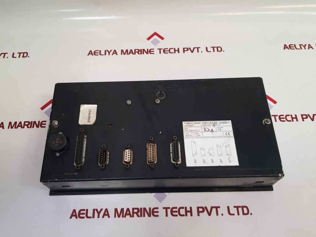 Deckma Fms 3000 Aht01-e Fire Alarm System Main Panel 3.3.1